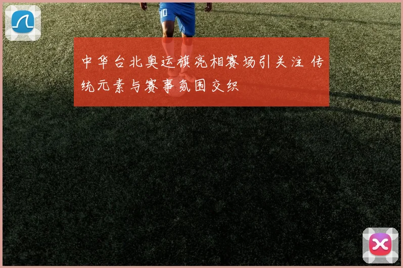 中华台北奥运旗亮相赛场引关注 传统元素与赛事氛围交织